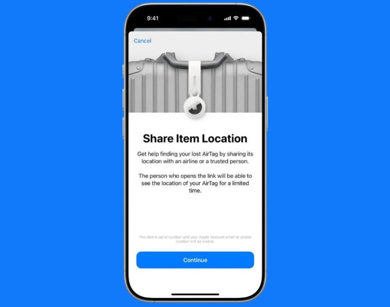 iOS 18.2 now lets you share your AirTag location with anyone.