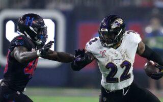 Ravens beat Texans on Christmas Day Another inch closer to the division title.