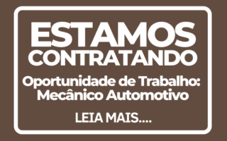 Oportunidade de Trabalho: Mecânico Automotivo