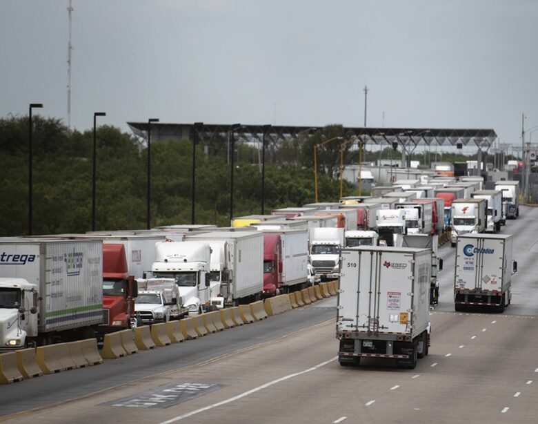 A man was caught trying to smuggle more than 100 illegal immigrants into the United States in a trailer.