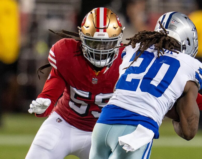 49ers’ De’Vondre Campbell refuses to enter game likely to lead to suspension: report