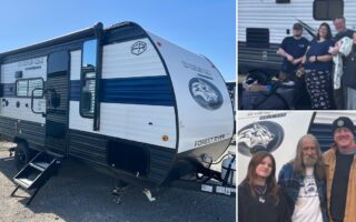 North Carolina family who lost their home to Hurricane Helene gifts camping gear from EmergencyRV