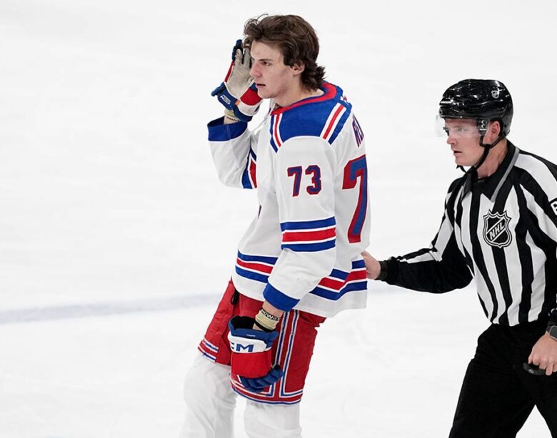 Rangers’ Matt Rempe suspended 8 games for hitting Stars player