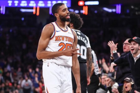 Knicks’ Mikal Bridges beats Spurs’ Victor Wembanyama; The Knicks snatched a narrow win.