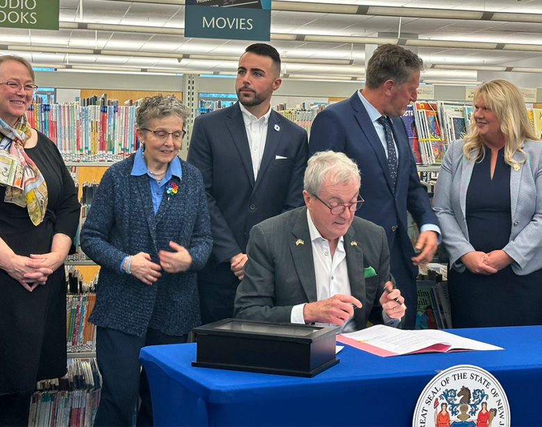 New Jersey Governor Phil Murphy signs book ban bill into law.