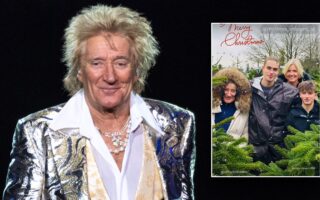 Rod Stewart spotted in rare family photo after announcing farewell tour