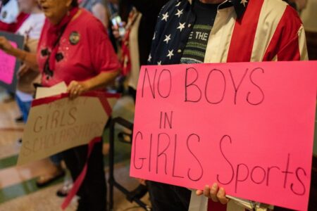 Angry parents shout at school board for allowing transgender athletes to play girls’ sports: “Teach them self-control!”