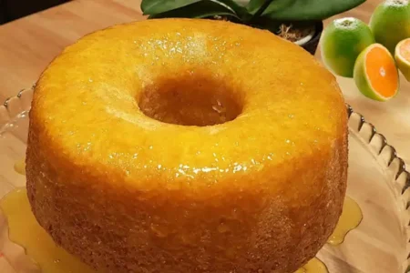 Bolo de Laranja de Liquidificador: Pronto em Minutos