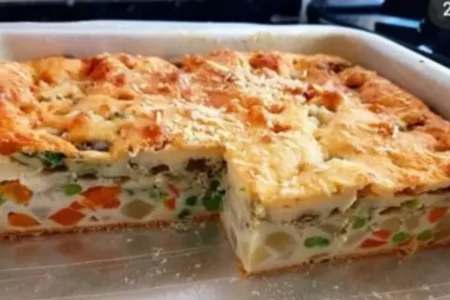 Torta de Legumes com Massa de Liquidificador: Prática e Saudável!