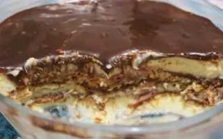 Pavê de Chocolate com Bolacha Maizena: Sobremesa Clássica e Fácil!