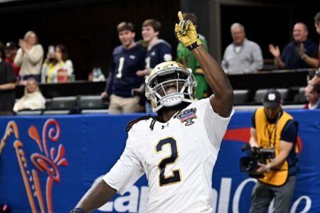 Notre Dame’s TD return highlights Sugar Bowl win over Georgia after terror attack