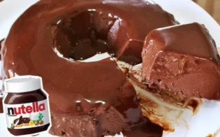 A Melhor Maneira de Como Fazer um Pudim de Nutella de Lamber os Beiços!