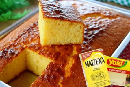 Bolo de Fubá com Maizena: Receita Simples com Sabor de Infância!