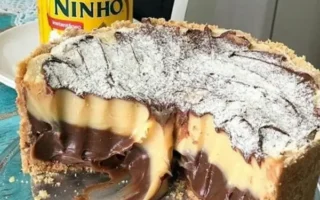 Torta de Leite Ninho com Chocolate: Uma Combinação dos Sonhos!