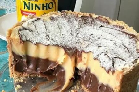 Torta de Leite Ninho com Chocolate: Uma Combinação dos Sonhos!