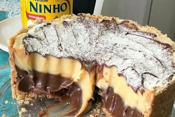 Torta de Leite Ninho com Chocolate: Uma Combinação dos Sonhos!